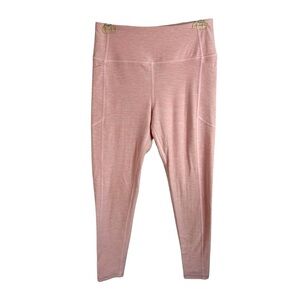 Victorias Secret Heather Pink Soft High-Rise Leggings Side Pocket Women’s Medium